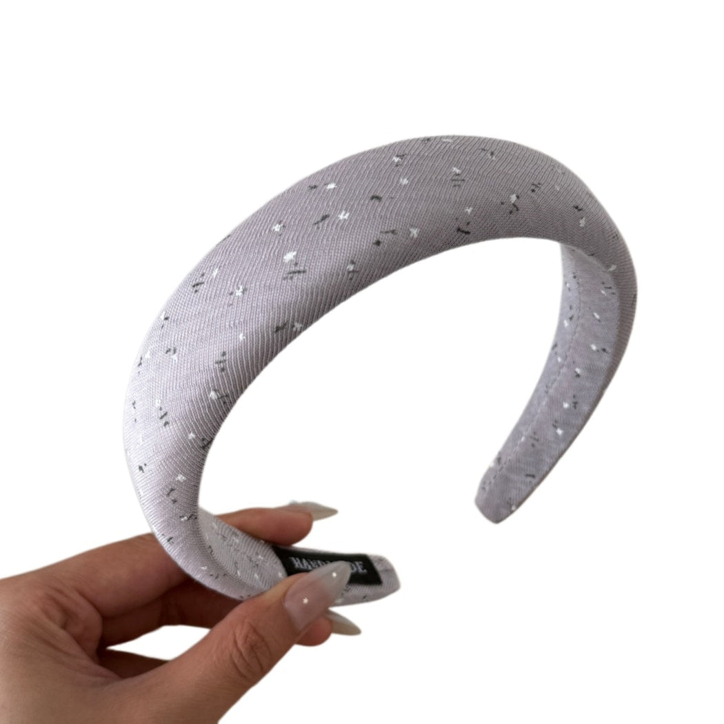 Gifty - Floral Printed Fabric Covered Padded Headband