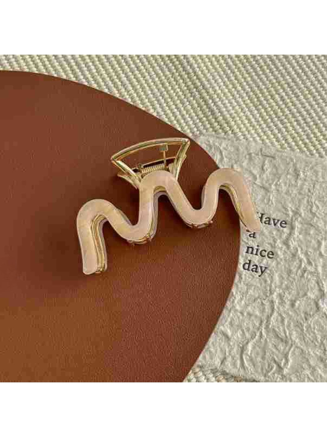 Beau - Wavy Acetate and Alloy Hair Claw Clip