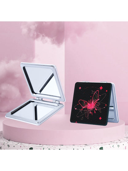 Mirroray - Butterfly Motif Portable Folding Makeup Mirror