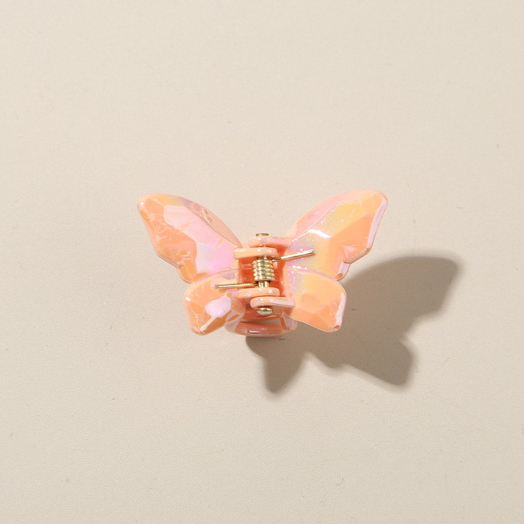 Beau - Glossy Butterfly Shape PS Alloy Claw Clip
