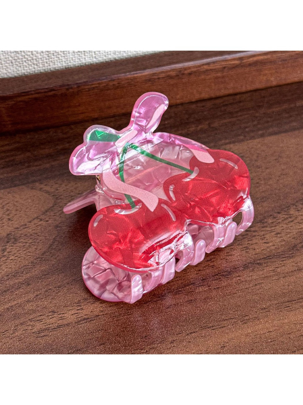 Beau - Adorable Cherry Hair Claw Clip Ponytail Holder
