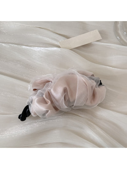 Beau - Double Layer Mesh Bubble Banana Clip