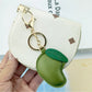Keypus - Mango Shape Alloy and PVC Bag Charm Keychain