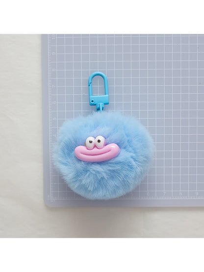 Keypus - Cute Sausage Mouth Pom Pom Keychain