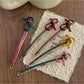 Beau - Retro Bow Detail Acetate Alloy Side Barrette