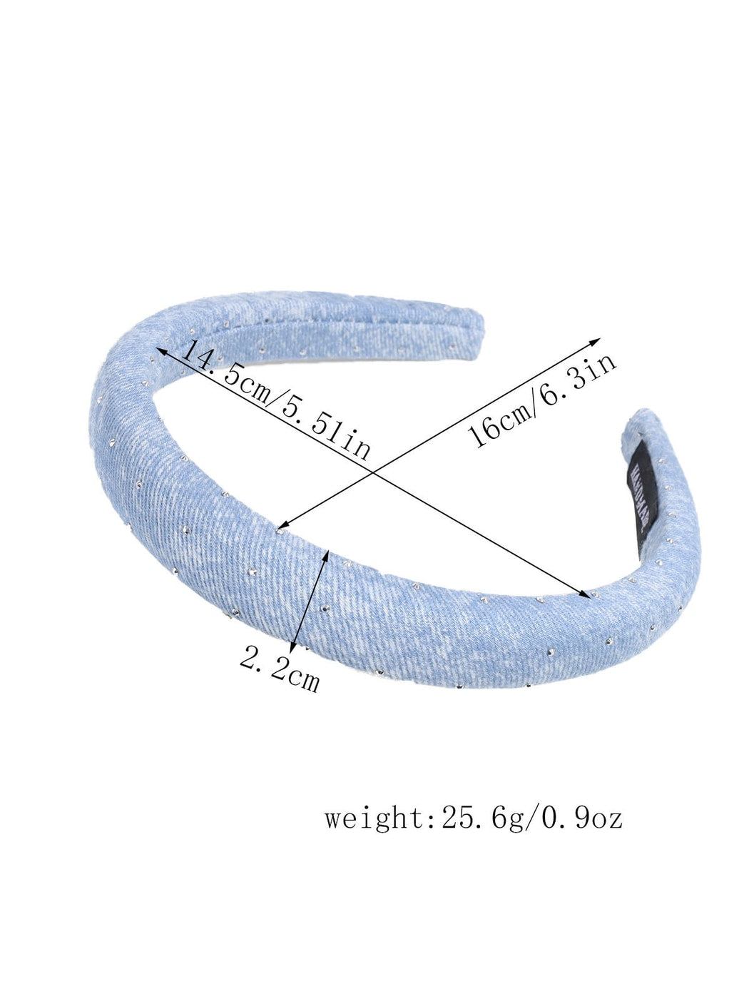 Gifty - Polyester Fabric and Plastic Fashion Headband