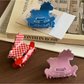 Beau - Rocking Horse Pattern Acetate Claw Clip