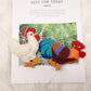Feltery - Cute Colorful Rooster Bag Charm Keychain