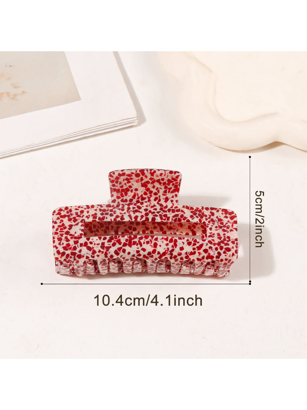 Beau - Chic Polka Dot Hair Claw Clip