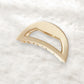 Beau - Plastic Half Circle Geometric Hair Claw Clip