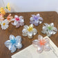 Beau - Translucent Flower Design Claw Clip