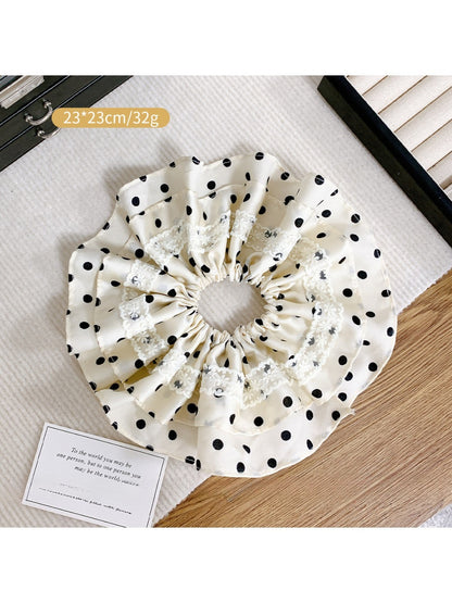 Gifty - Polka Dot Lace Hair Loop