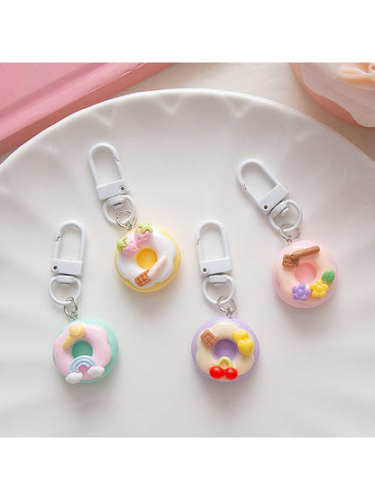 Keypus - Cute Fruit Donut Keychain