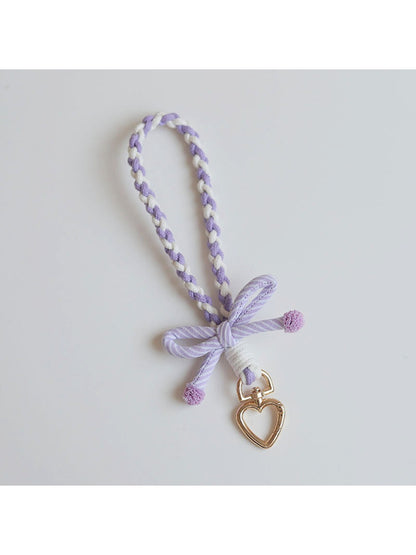 Keypus - Striped Cute Bow Keychain