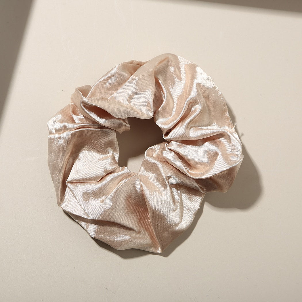Gifty - Solid Color Satin Style Polyester Scrunchie