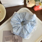 Gifty - Striped Lace-Trimmed Scrunchie