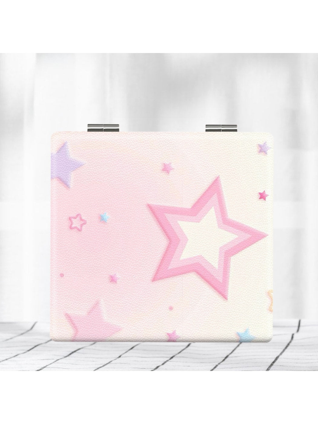 Mirroray - Pastel Print Portable Folding Makeup Mirror