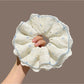 Gifty - Polka Dot Lace Trim Double Layer Scrunchie