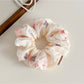 Gifty - Simple Printed Fabric Covered Elastic Scrunchie
