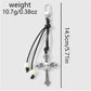 Keypus - Halloween Bat Cross Heart Charm Keychain