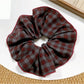 Gifty - Purple-red Plaid Hair Ring