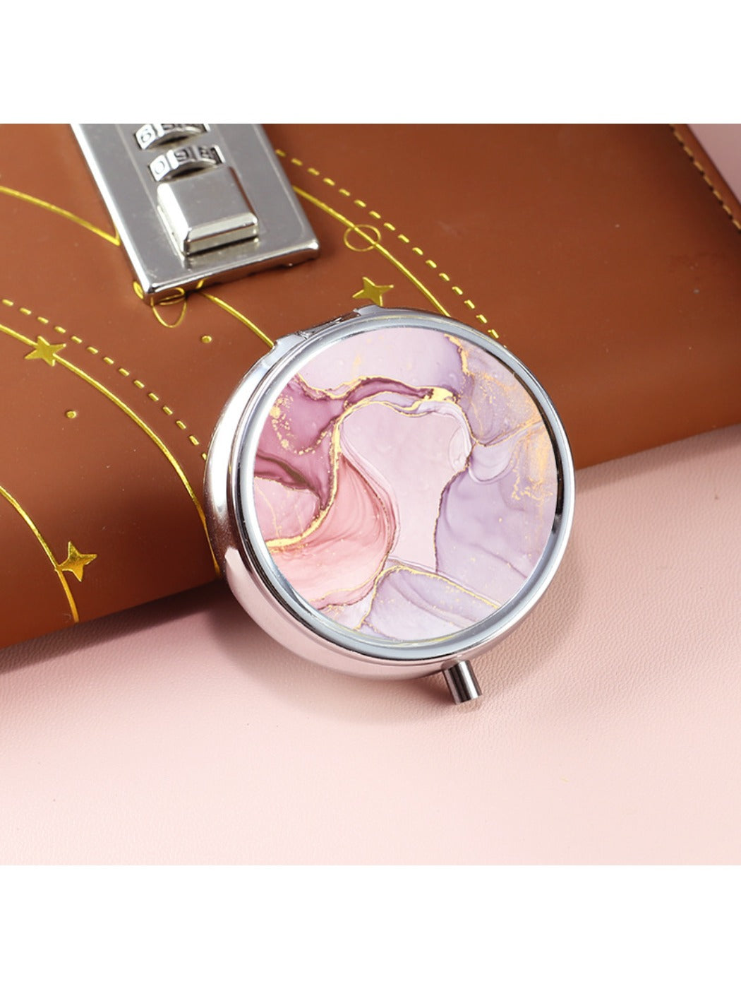 Mirroray - Colorful Three Compartment Portable Mirror