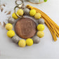 Keypus - Stylish Floral Tassel Keychain