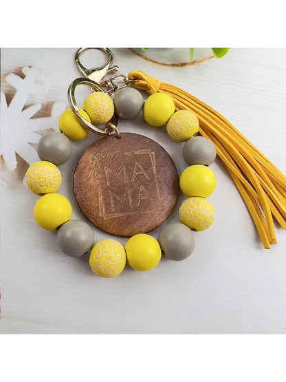 Keypus - Stylish Floral Tassel Keychain