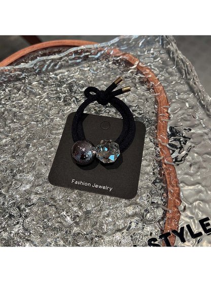 Gifty - Geometric Shiny Accent Textured Hair Tie