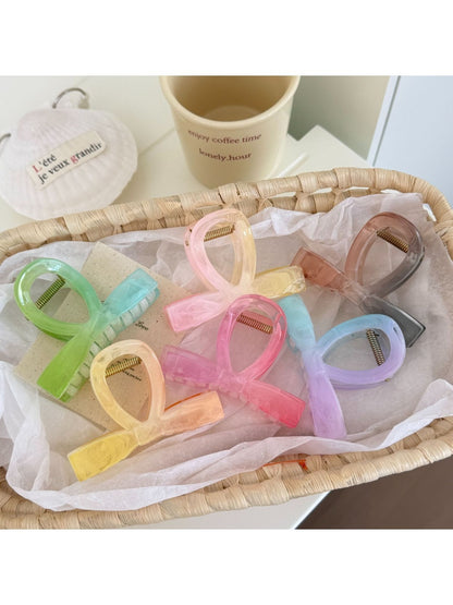 Beau - Sweet Bow Design Gradient Claw Clip