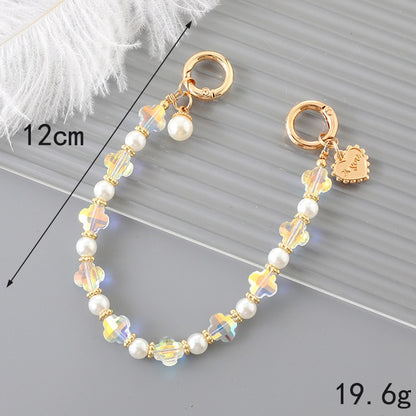 Keypus - Elegant Beaded Chain Bag Charm