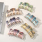 Beau - Ink Wash Striped Shark Hair Claw Clip