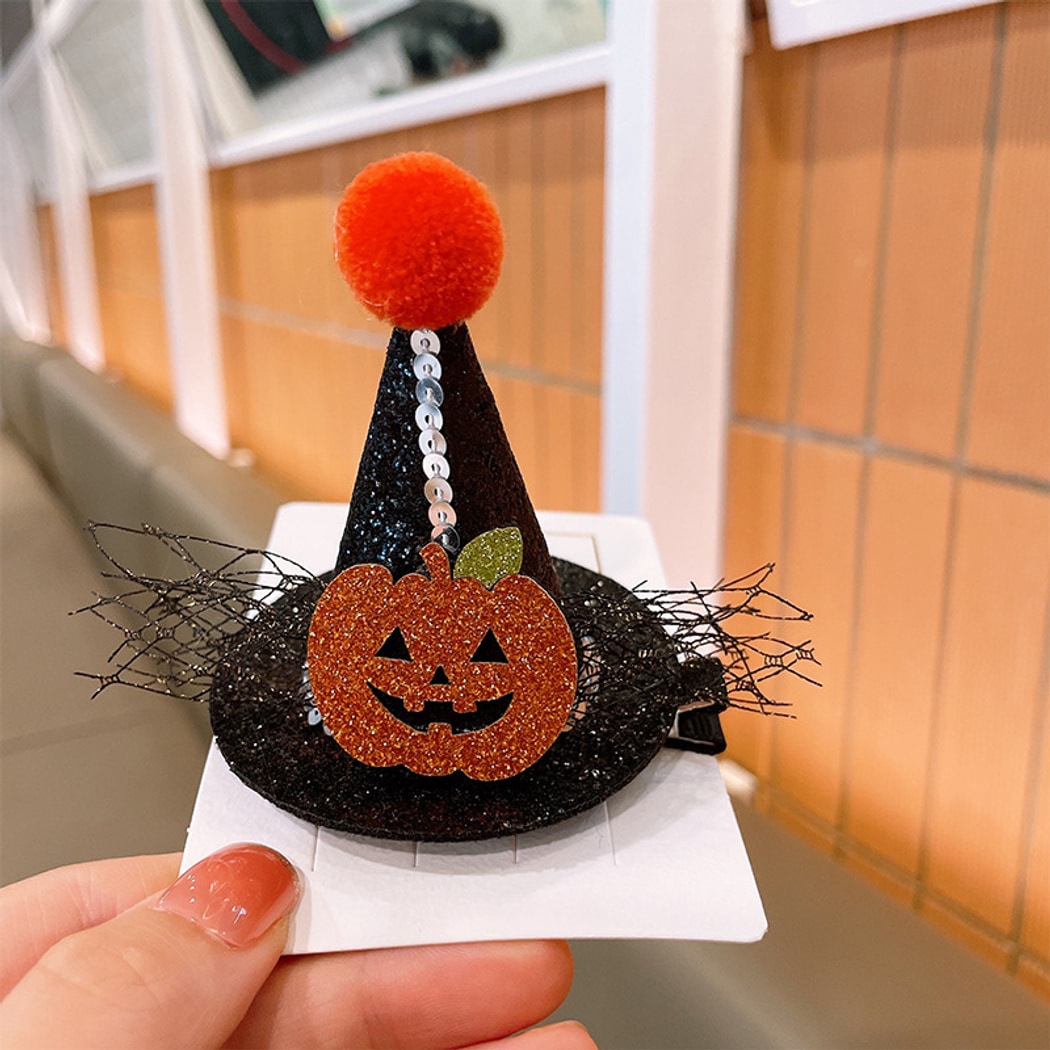 Gifty - Dark Style Halloween Bat Bow Hat Hair Clip
