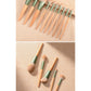 Smoosh - 10 Piece Green Makeup Brush Set
