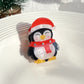 Beau - Christmas Santa and Penguin Claw Clip