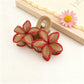 Beau - Double Flower Petal Cutout Claw Hair Clip