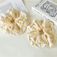 Gifty - Cream Apricot Lace Hair Tie