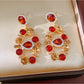 Nozari - Vintage Geometric Rhinestone Necklace