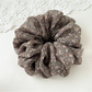 Gifty - High Elastic Floral Gathered Hair Scrunchie