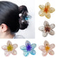Beau - Glitter Flower Shaped Sweet Claw Clip