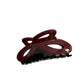 Beau - Alloy Detail Butterfly Shape Acetate Claw Clip