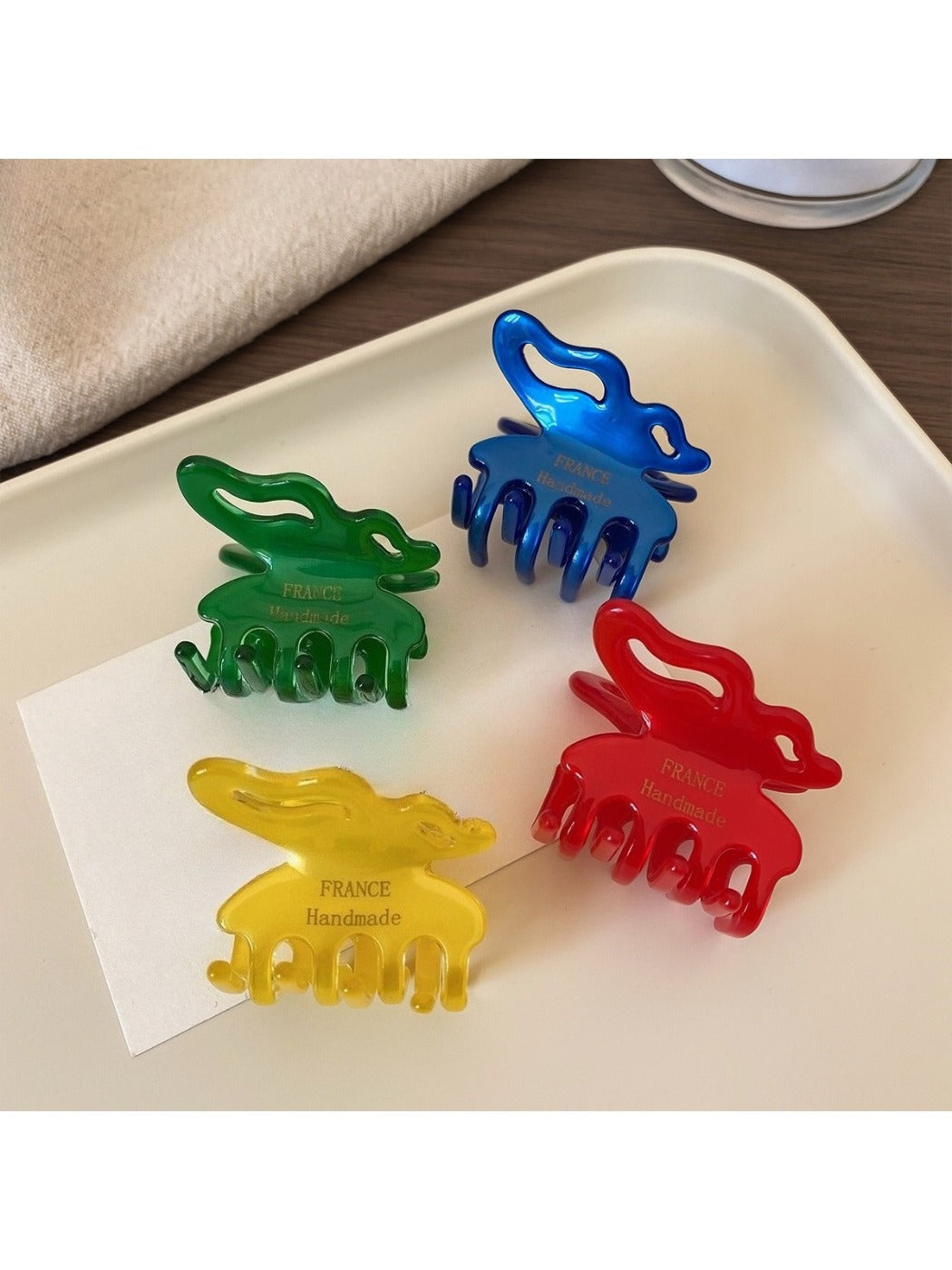 Beau - Colorful Butterfly Shape Acetate Hair Clip