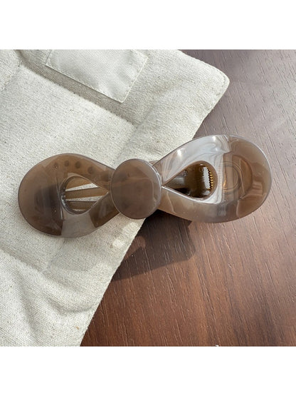 Beau - Vintage Flat Bow Hair Claw Clip
