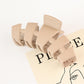 Beau - Simple Matte Finish Plastic Claw Clip