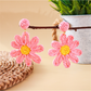 Earedge - Bohemian Floral Petal Raffia Stud Earrings