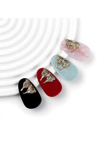 Beau - Alloy Butterfly Detail Acetate Hair Clip