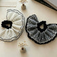 Gifty - Skirt Style Lace Look Polka Dot Scrunchie