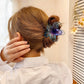 Beau - Glitter Flower Shaped Sweet Claw Clip