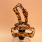 Beau - Leopard Print Pvc Hair Clip