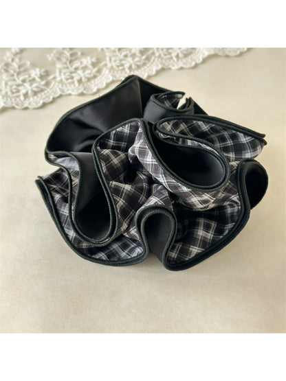 Gifty - Luxury Satin Plaid Scrunchie
